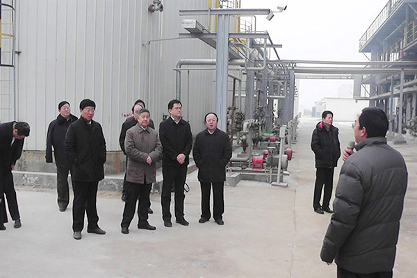 Zhao Runtian, the former vice governor of Shandong Province, visited the factory and guided the work